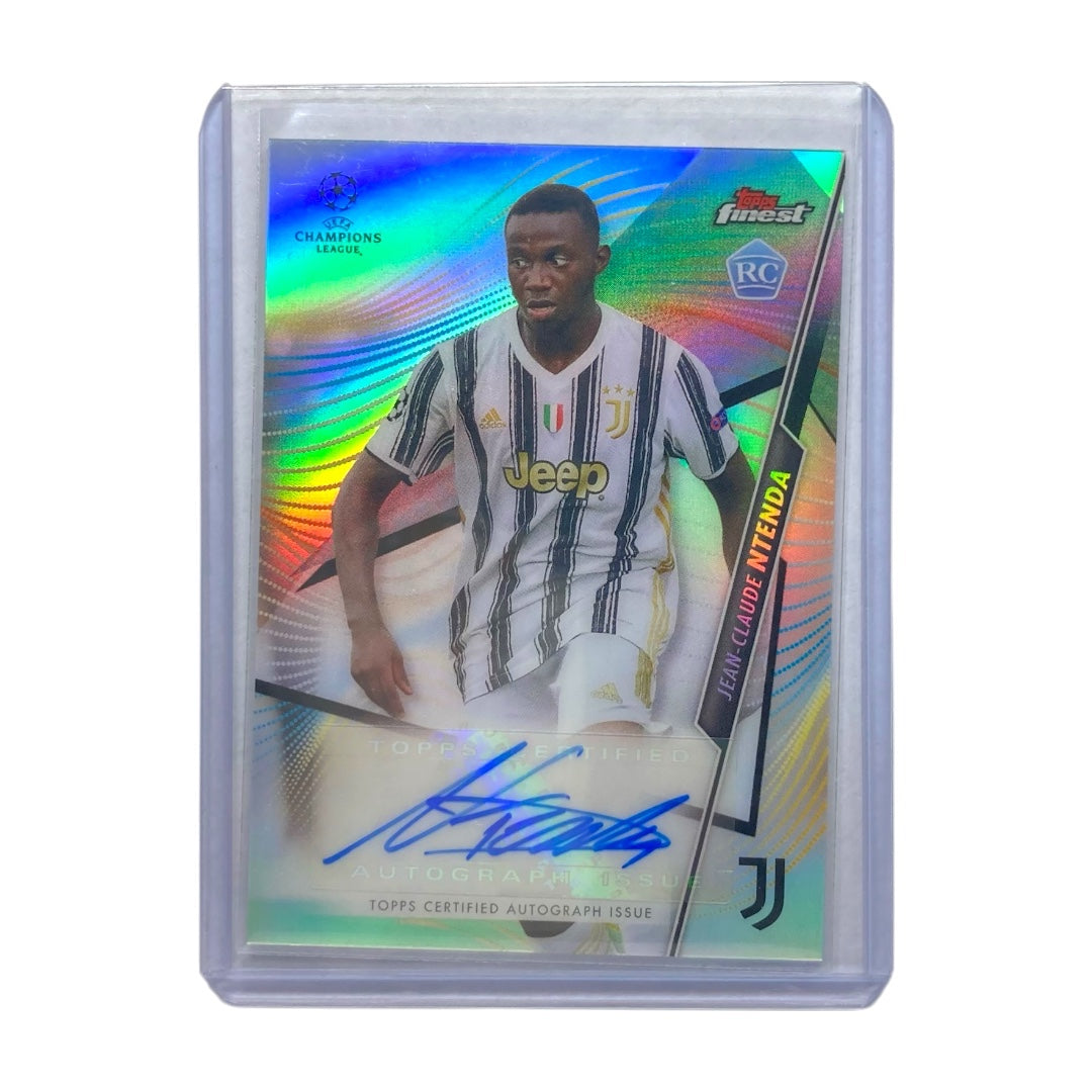 TOPPS サッカーカード FINEST JEAN-CLAUDE NTENDA JUVENTUS #FA-JCN 中古 IT2