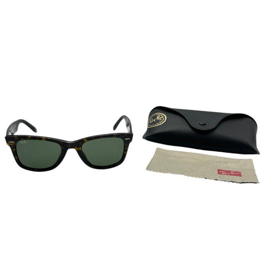Ray・Ban レイバン サングラス べっ甲 RB2140-F メガネ 眼鏡 メンズ WAYFARER ウェイファーラー 中古 W４