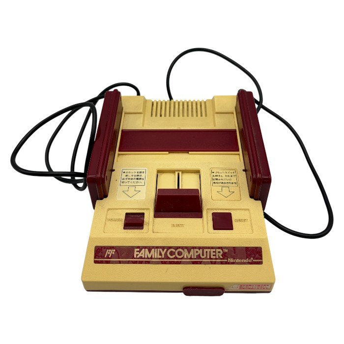 ジャンク品 任天堂 FAMILY COMPUTER ファミコン 本体 HVC-001 Nintendo レトロゲーム ゲーム機 ファミリーコンピューター 中古 W４