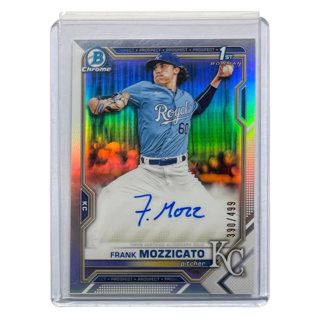 TOPPS MLBカード BOWMAN CHROME 1ST FRANK MOZZICATO KANSAS CITY ROYALS /499 #CDA-FM 中古 IT2