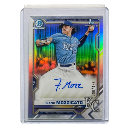 TOPPS MLBカード BOWMAN CHROME 1ST FRANK MOZZICATO KANSAS CITY ROYALS /499 #CDA-FM 中古 IT2