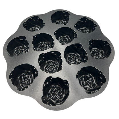 NORDIC WARE ノルディックウェア スイートローズ 型 2個セット ケーキ型 パン型 お菓子 製菓 バラ 薔薇 中古 W４