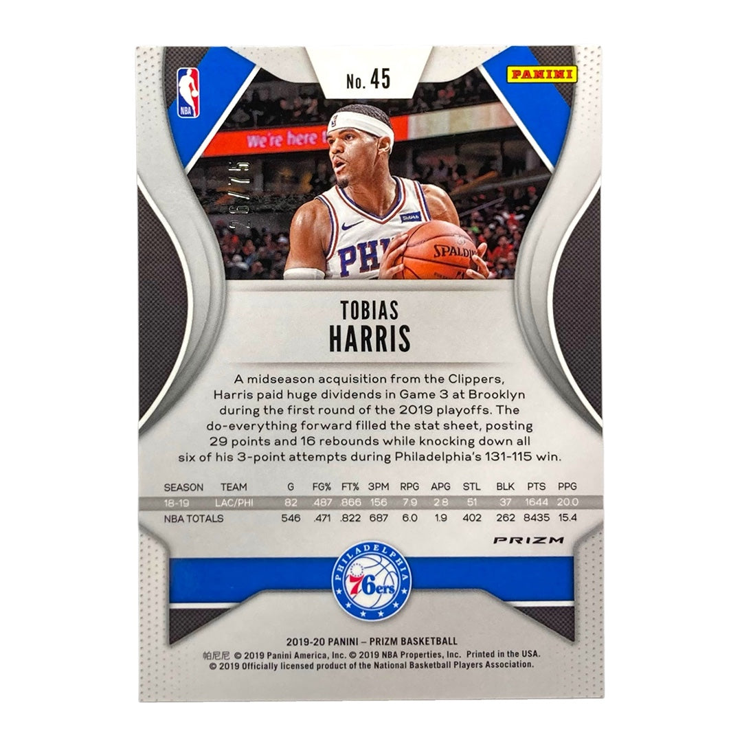 PANINI NBAカード PRIZM TOBIAS HARRIS PHILADELPHIA 76ERS /75 #45 中古 IT2