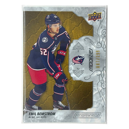 UPPER DECK NHLカード ENGRAINED EMIL BEMSTROM BLUE JACKETS /299 #58 中古 IT1