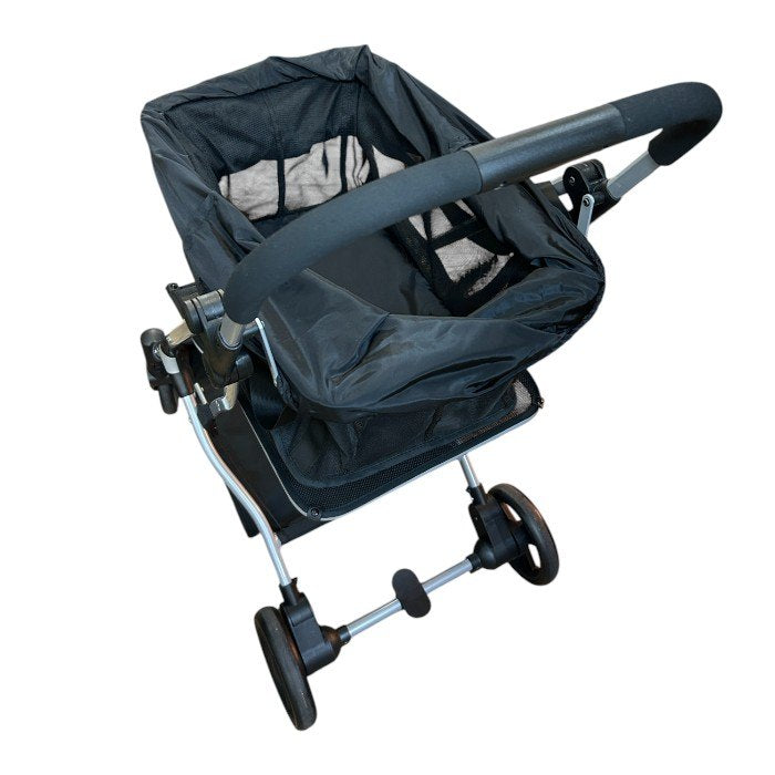 EcoCa エコカ 折りたたみ ショッピングカート スタンダードモデル ブラック 買い物 マイバッグ カート 中古 W４