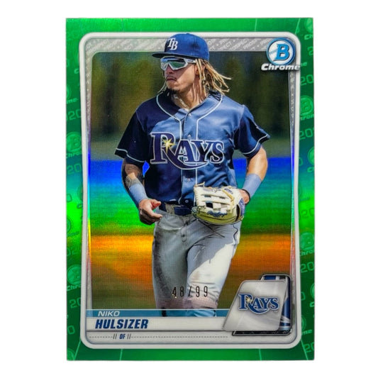 TOPPS MLBカード BOWMAN CHROME NIKO HULSIZER TAMPA BAY RAYS /99 #BD-1 中古 IT2