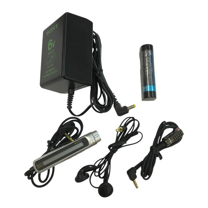 SONY ソニー ポータブルMDレコーダー シルバー 録音/再生兼用機 録再 MDウォークマン プレーヤー MZ-R50-S 中古 T1