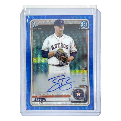 TOPPS MLBカード BOWMAN CHROME 1ST TYLER BROWN HOUSTON ASTROS /150 #CDA-TBR 中古 IT1
