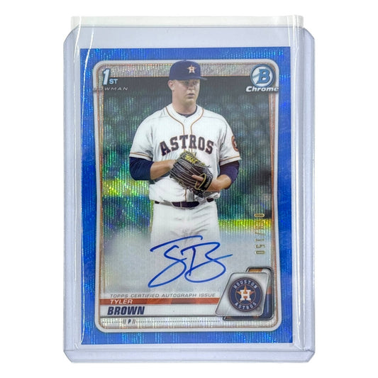 TOPPS MLBカード BOWMAN CHROME 1ST TYLER BROWN HOUSTON ASTROS /150 #CDA-TBR 中古 IT1