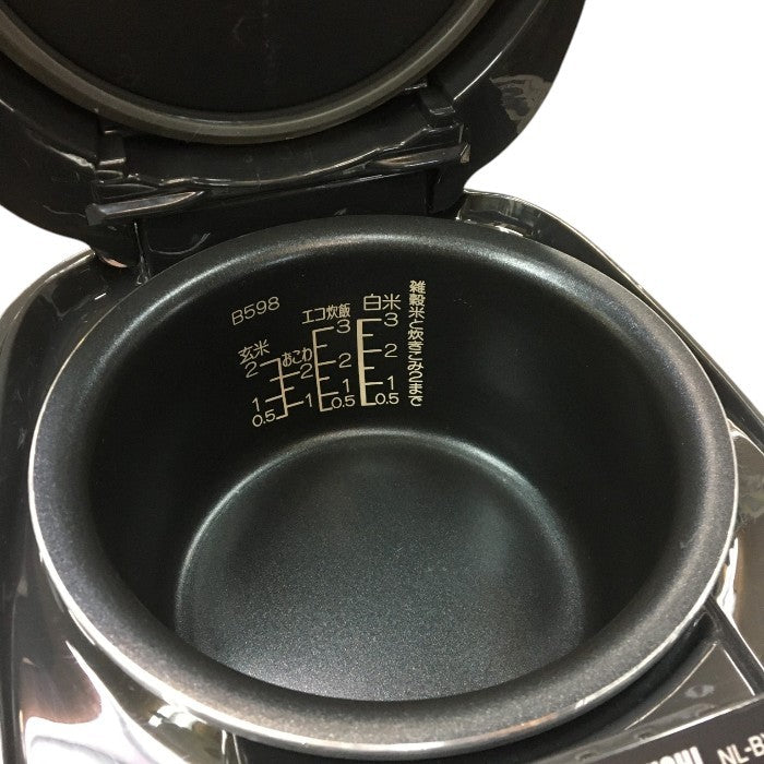 象印 小容量マイコン3合炊飯ジャー ブラック NL-BY05-BA 中古 Y4
