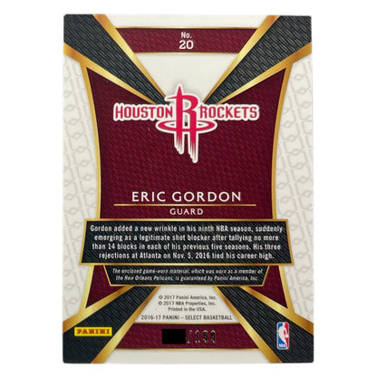 PANINI NBAカード SELECT ERIC GORDON HOUSTON ROCKETS /199 #20 中古 IT2
