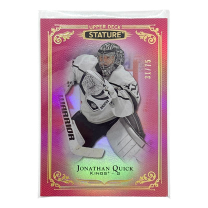 UPPER DECK NHLカード STATURE JONATHAN QUICK KINGS 31/75 #34 中古 IT1