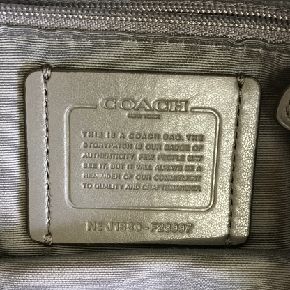 コーチ トート バッグ F28997 グレー レザー COACH 鞄 ブランド おしゃれ 中古 W1