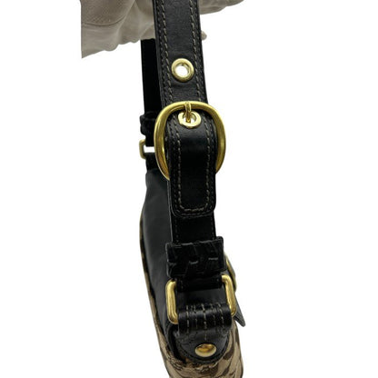 COACH コーチ ワンショルダー バッグ 11441 鞄 トート レザー キャンバス ミニソーホー 中古 W４