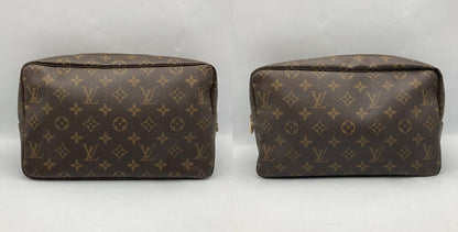 LOUIS VUITTON ルイヴィトン モノグラム トゥルース・トワレット28 ポーチ M47522 中古 D4