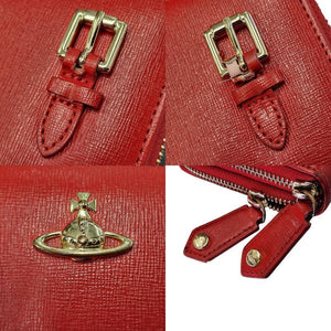 Vivienne Westwood ヴィヴィアン・ウェストウッド SAFFIANO 財布 レディース ポシェット ショルダーウォレット 51050026 RED 18SS レッド 中古 T1