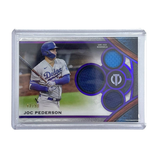 TOPPS MLBカード TRIBUTE JOC PEDERSON LOS ANGELES DODGERS 42/50 #TTR-JP 中古 IT1