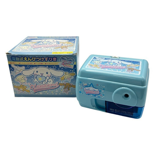 ショウワノート シナモロール 電動 鉛筆削り サンリオ シナモン かわいい キャラクター 中古 W４