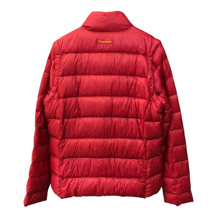 PEARLY GATES ダウンジャケット メンズ 秋冬 ブルゾン 2way 袖取り外し可 ベスト コンパクト 収納 レッド 7サイズ 053-220074 中古 T1