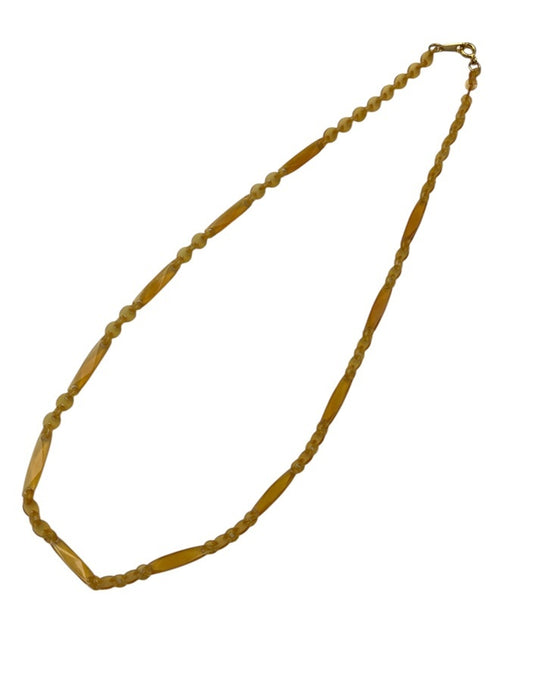 本鼈甲 べっ甲 白甲 ネックレス 中古 D4