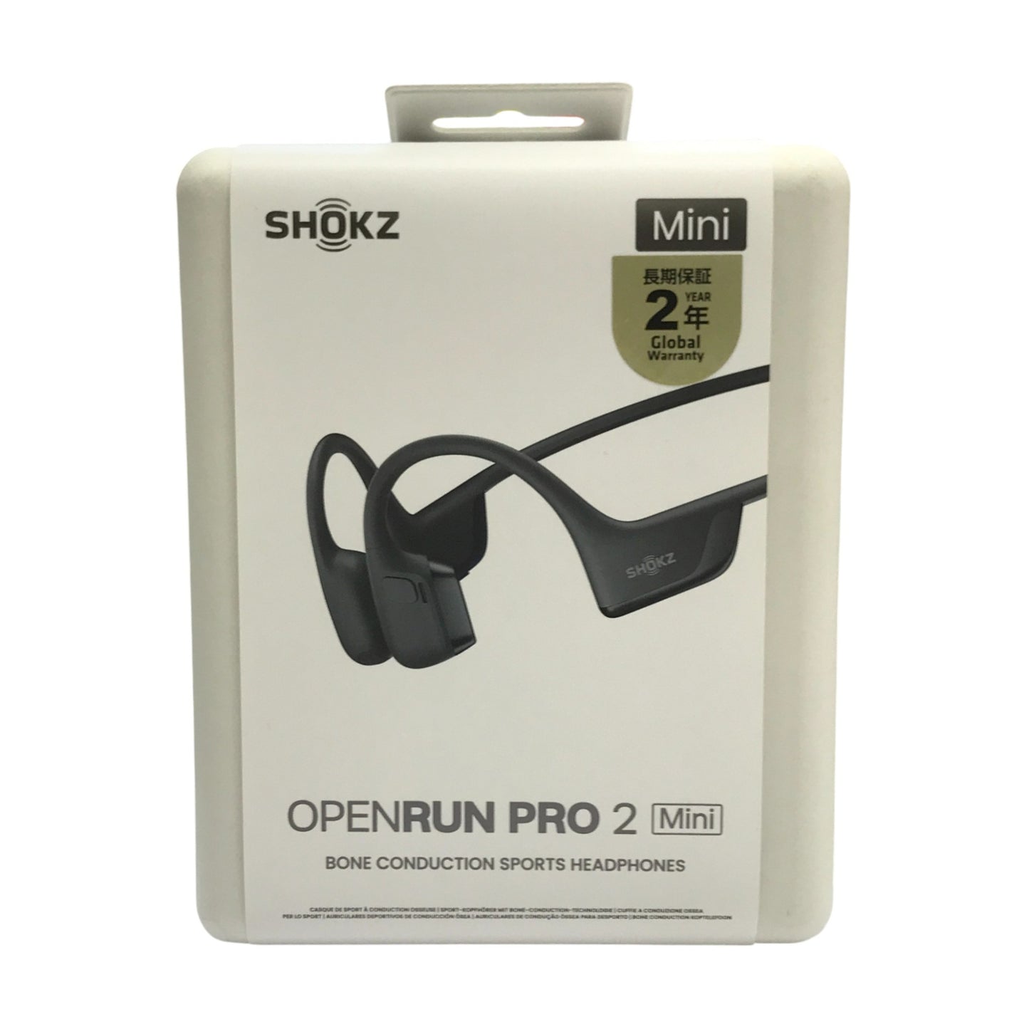 Shokz OpenRun Pro 2 Mini 骨伝導イヤホン ブラック 耳かけ型 スポーツ ワイヤレス SKZ-EP-000033 中古 T1