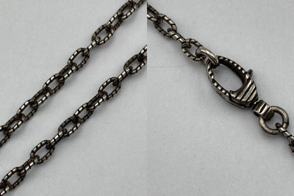 GUCCI グッチ シルバー925 インターロッキングG ペンダント ネックレス 中古 D4