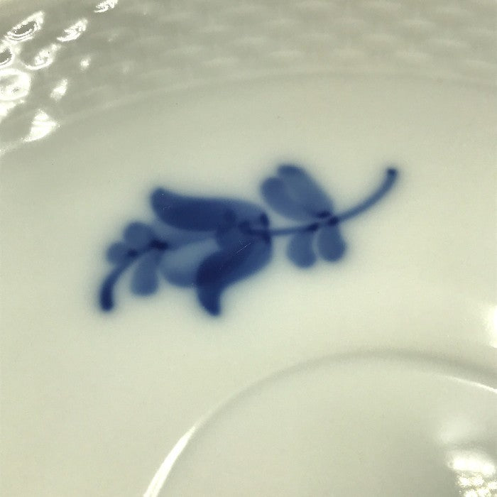 ROYAL COPENHAGEN ロイヤルコペンハーゲン ブルーフラワー カップ＆ソーサー ペア 2客 花柄 コーヒーカップ ホワイト/ブルー 中古 T1