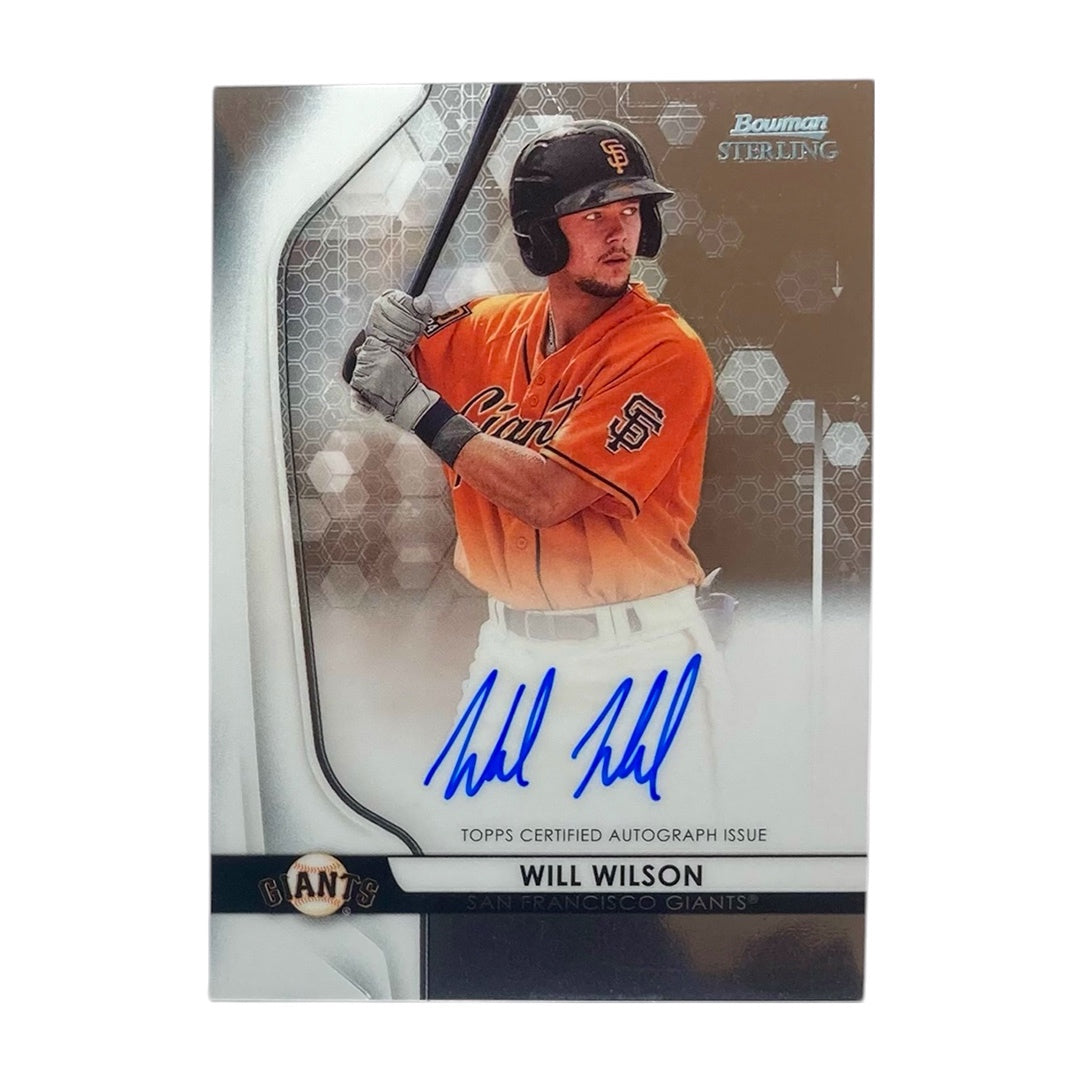 TOPPS MLBカード BOWMAN STERLING WILL WILSON SAN FRANCISCO GIANTS #BSPA-WW 中古 IT2