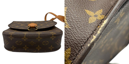 LOUIS VUITTON ルイヴィトン モノグラム サンクルーPM ショルダーバッグ ブラウン ドイツ製 M51243 鞄 小さめ ブランド 斜め掛け 中古 W４