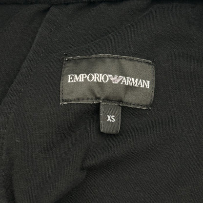 EMPORIO ARMANI エンポリオアルマーニ パンツ メンズ ジョガー ジャージ ブラック XS 8N1PFQ 1JHSZ ズボン ボトムス ウエストゴム 中古 W1