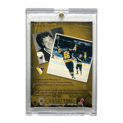 DONRUSS NHLカード CANADIAN ICE  MARIO LEMIEUX PENGUINS 15/25 IT2