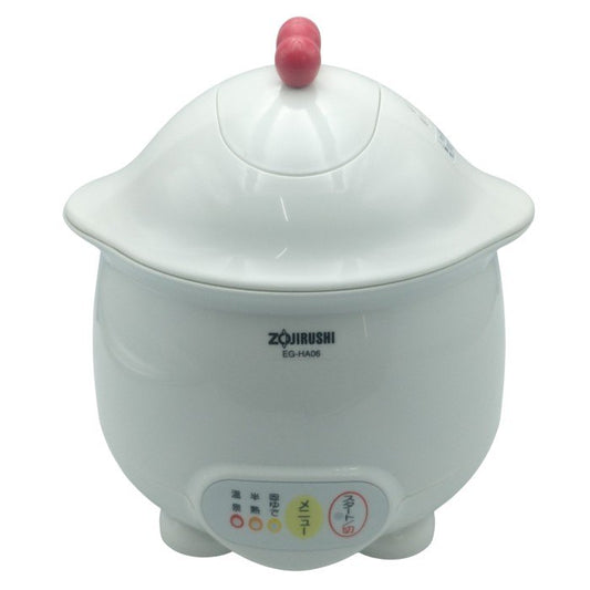 ZOJIRUSHI 象印 マイコン 温泉たまご器 エッグDoDoDo EG-HA06-WB 中古 H4