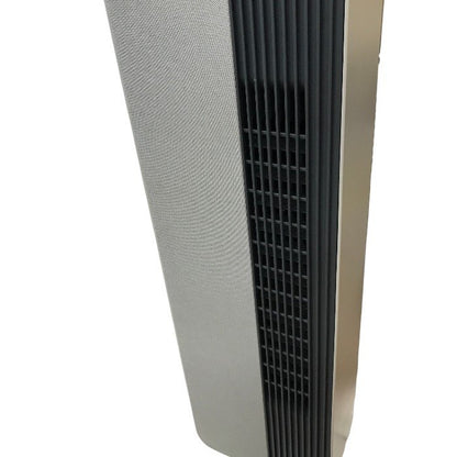 コイズミ 電気ファンヒーター ホット&クール 送風 温風 1台2役 音声認識機能 人感センサー 自動首振り DCモーター ベージュ KHF-12233 中古 Y1