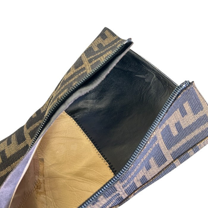 FENDI フェンディ ズッカ ブーツ 39(約26cm) 靴 シューズ ブランド レディース 中古 W1