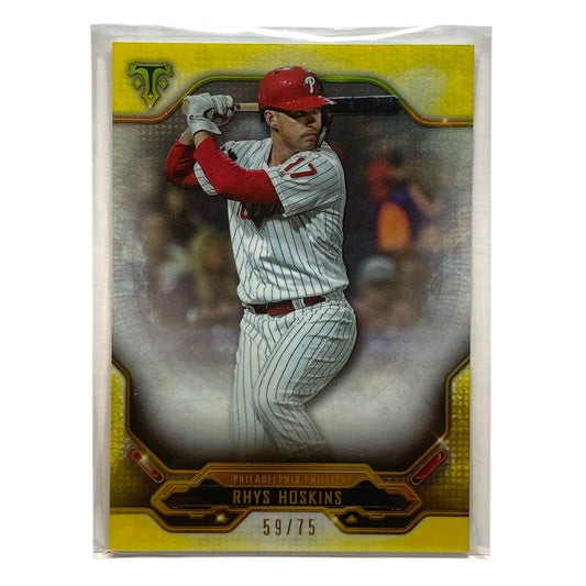 TOPPS MLBカード TRIPLE THREADS RHYS HOSKINS PHILLIES 59/75 #68 中古 IT2