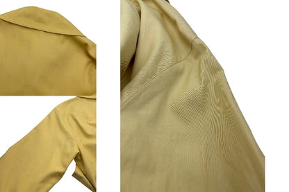 Burberrys バーバリーズ ヴィンテージ ステンカラー コート ノバチェック 金ボタン 40 FNA62-257 アウター ドローコード 春 秋 ライトアウター チェック柄 中古 W４