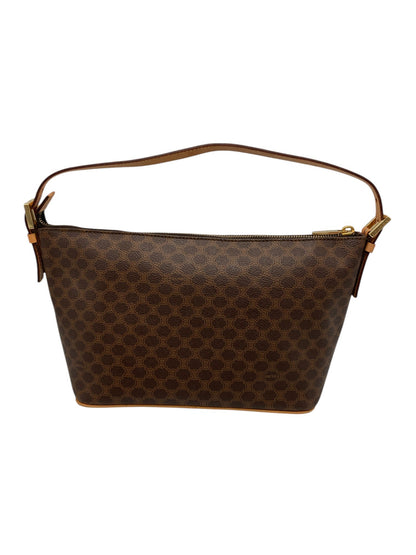 CELINE セリーヌ マカダム ワンショルダー ハンドバッグ 中古 D4