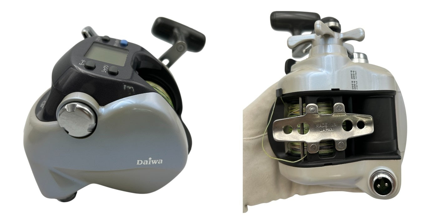 Daiwa ダイワ 電動リール スーパータナコンX500CP National バッテリーパック セット 釣り フィッシング アウトドア コード付き 中古 W４