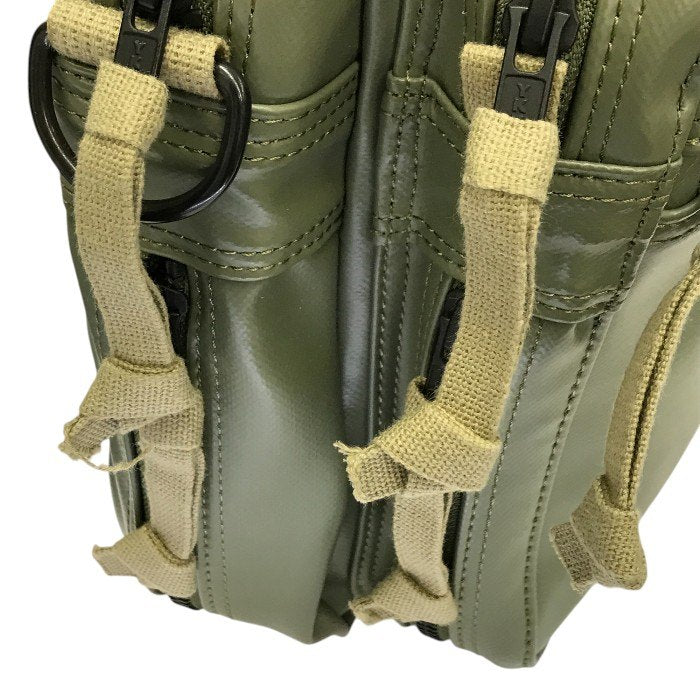 ラゲッジレーベル ライナー ショルダーバッグ ユニセックス LINER 斜め掛け 赤バッテン エクスパンダブル グリーン 951-09240 中古 T1