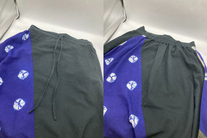 SOU・SOU ソウソウ 有松鳴海絞 伊勢木綿  麻混 富士 サルエルパンツ サイズM 中古 D4