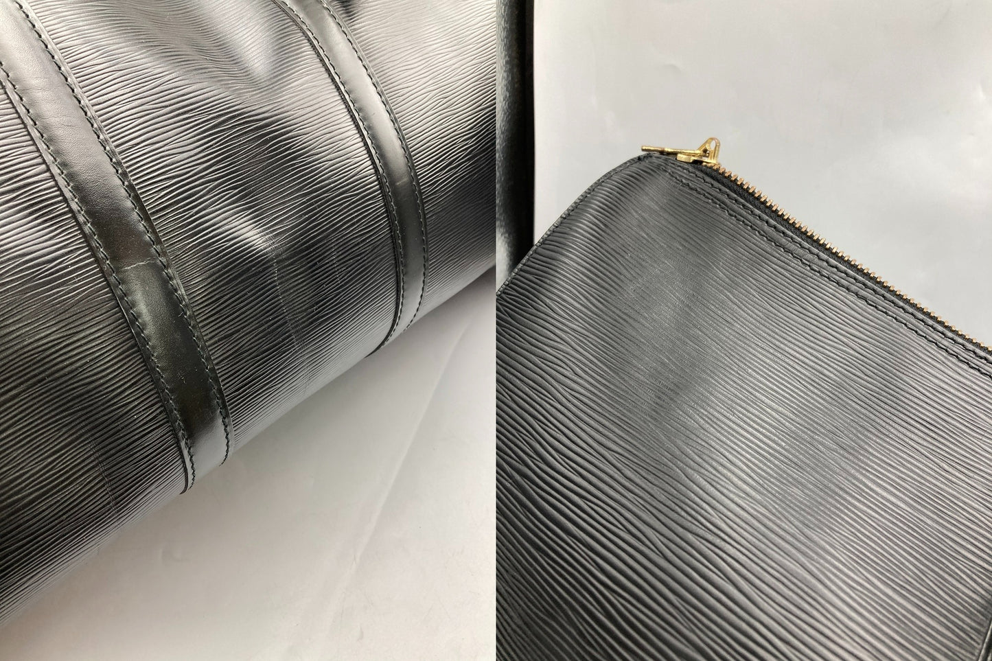 LOUIS VUITTON ルイヴィトン エピ キーポル50 M42962 ノワール 中古 D4