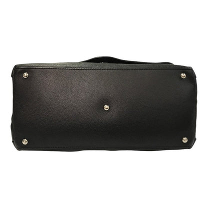 ZANELLATO ザネラート ポスティーナ ショルダーバッグ レディース 2way ハンドバッグ レザー POSTINA ターンロック ブラック 中古 T1