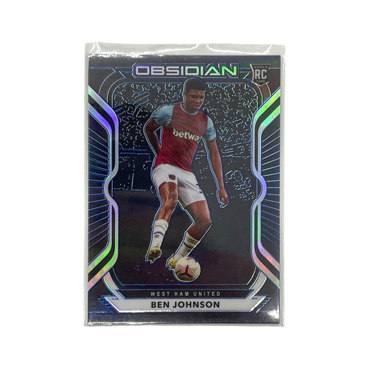 PANINI サッカーカード OBSIDIAN BEN JOHNSON WEST HAM UNITED 01/30 #8 中古 IT1