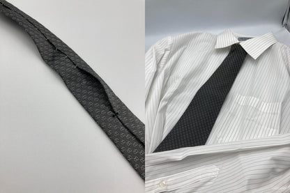 GUCCI グッチ マイクロGG ネクタイ 中古 D4