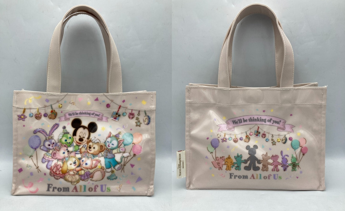 東京ディズニーシー 40周年 ダッフィー＆フレンズ フロム オールオブアス トートバッグ 中古 D4