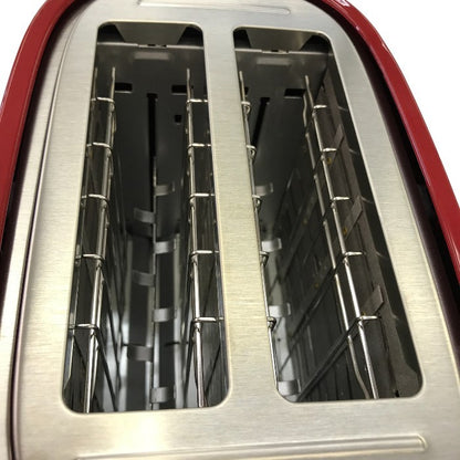 De'Longhi (デロンギ) アクティブ ポップアップト-スタ- 800W CTLA2003J-R(パッションレッド) 中古 Y1