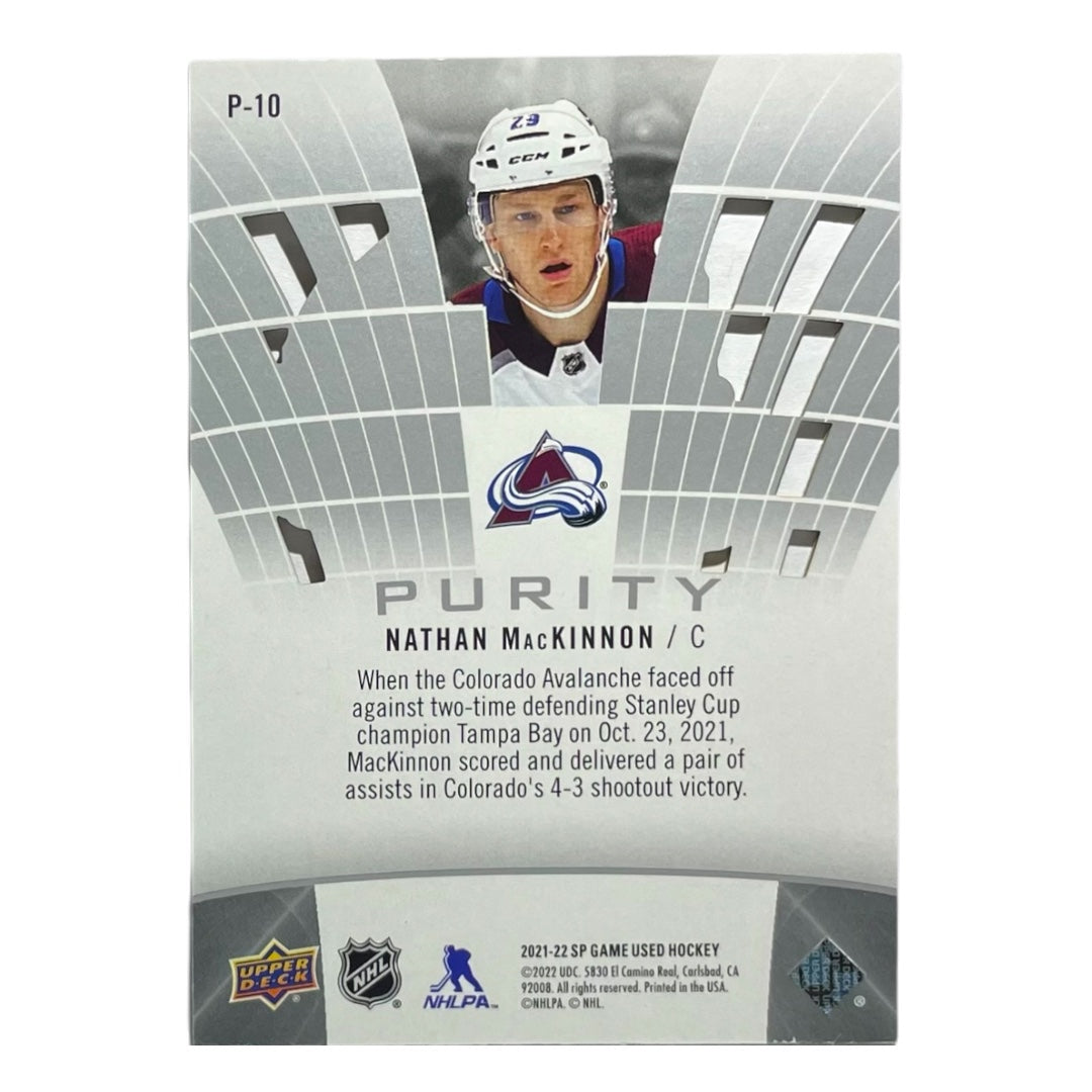 UPPER DECK NHLカード SP GAME USED NATHAN MACKINNON COLORADO AVALANCHE /150 #P-10 中古 IT2