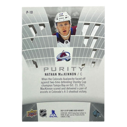 UPPER DECK NHLカード SP GAME USED NATHAN MACKINNON COLORADO AVALANCHE /150 #P-10 中古 IT2