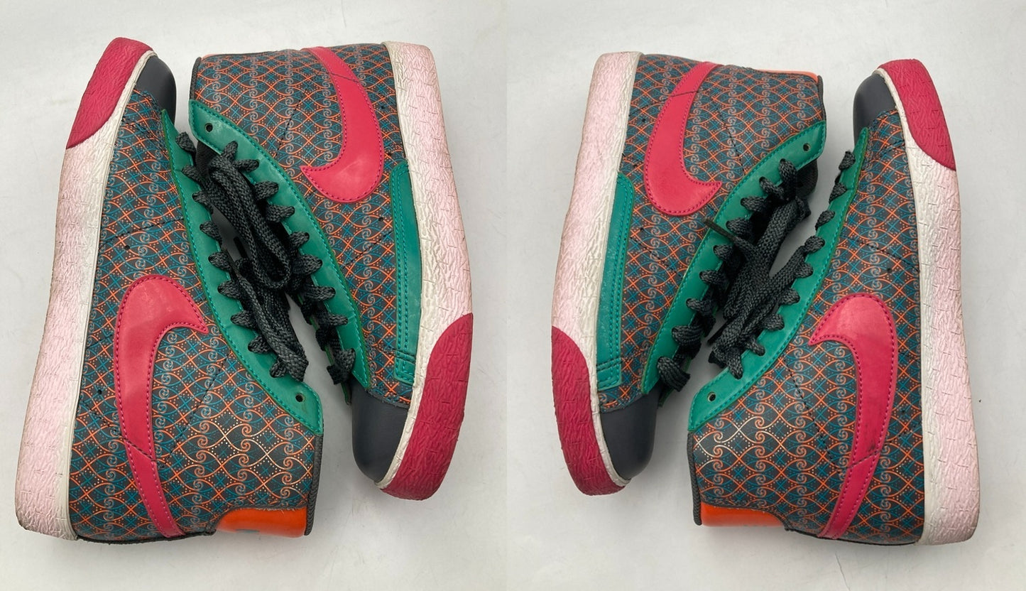 NIKE WMNS ナイキ ウィメンズ ブレーザー ハイ blazer high vera bradley 317808 061 レディース サイズ24cm 中古 D4