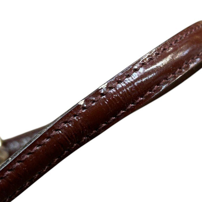 GUCCI グッチ レディース ベルト 037 1476 1110 5 ブランド ブラウン パテント レザー 中古 W４